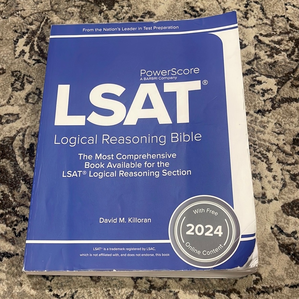 Powerscore LSAT Logical Reasoning Bible